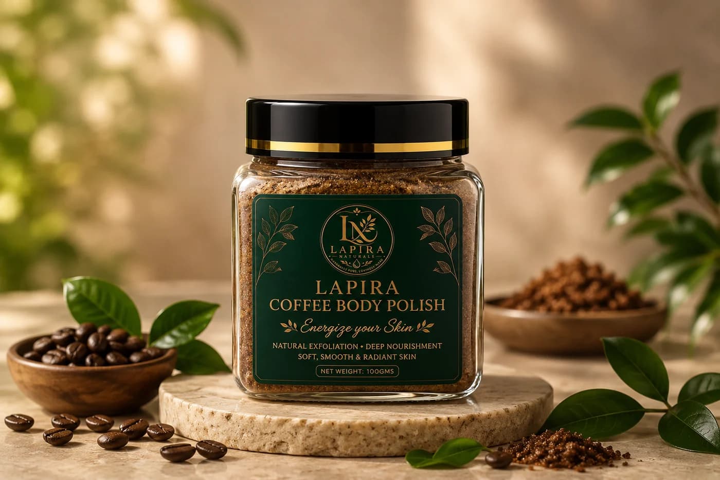 Lapira Coffee Body Polish — Coffee Body Scrub by Lapira Naturals